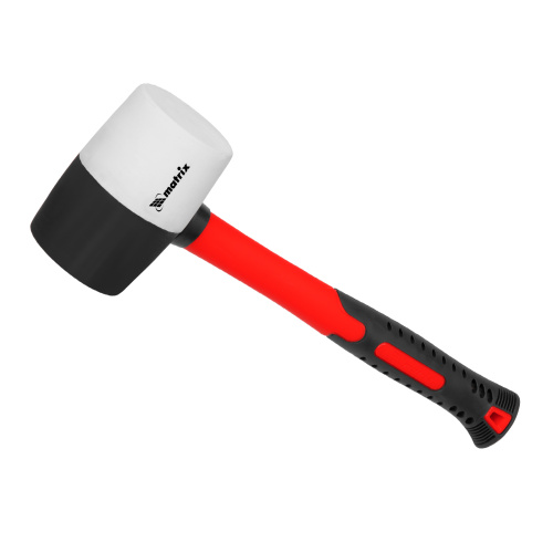 Киянка резиновая, 450 г, черно-белая резина, фибергласовая рукоятка Matrix купить в Москве с доставкой по всей России | ProtosMarket.ru