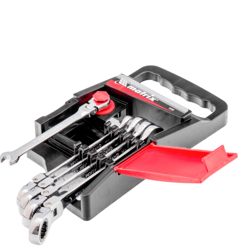 Набор ключей комбинированных, трещоточных шарнирных 5 шт. Matrix купить в Москве с доставкой по всей России | ProtosMarket.ru