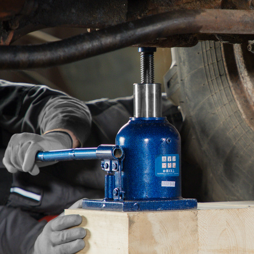 Домкрат гидравлический бутылочный телескопический, 10 т, H подъема 170-430 мм Stels купить в Москве с доставкой по всей России | ProtosMarket.ru