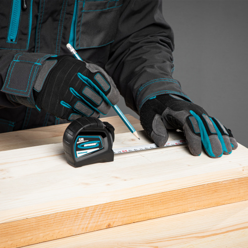 Рулетка "Doppelhaken",5 м x 19 мм,двухсторонний зацеп,Нейлон,двусторонняя шкала,автоматическая фиксация Gross по ценам производителя в Казани с доставкой по всей России