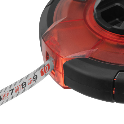 Рулетка геодезическая 50 м х 12,5 мм, закрытый корпус, стальная лента, односторонняя шкала, Pro Matrix по ценам производителя в Казани с доставкой по всей России