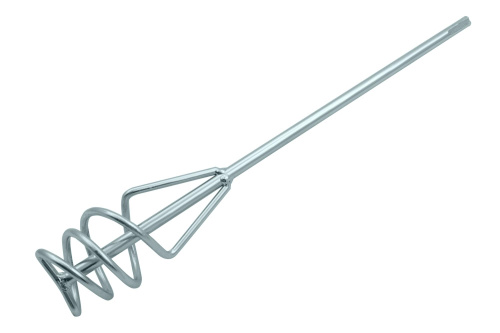 Миксер для песчано-гравийных смесей, 60 х 400 мм, оцинкованный, хвостовик SDS Plus Denzel по ценам производителя в Казани с доставкой по всей России