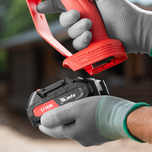 Цепная мини-пила аккумуляторная, MCS-100, шина 100 мм, Li-Ion, 20 В MTX по ценам производителя в Казани с доставкой по всей России