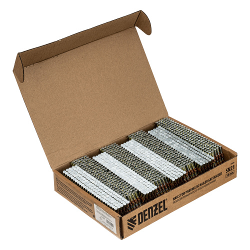 Гвозди для пнев. нейлера (оцинк.) длина - 50 мм, диам. - 2,9 мм, 2000 шт. Denzel купить в Москве с доставкой по всей России | ProtosMarket.ru