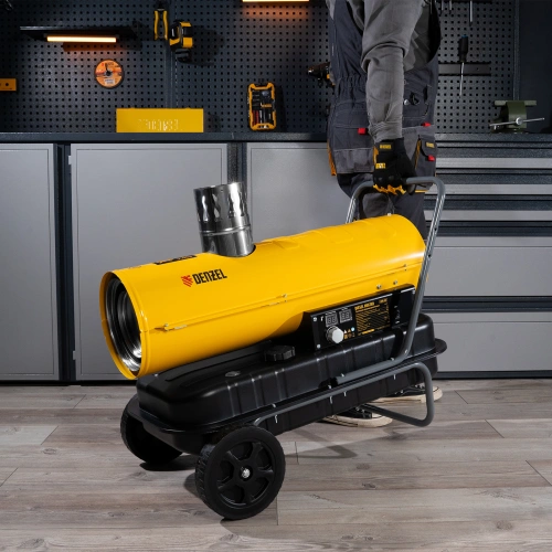 Дизельная тепловая пушка NHG-20i, 20 кВт, 600 м3/ч, непрямой нагрев, цифровой термостат Denzel по ценам производителя в Казани с доставкой по всей России