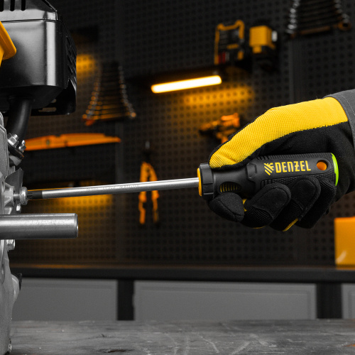 Отвертка, PZ3x150 мм, S2, 3к рукоятка Denzel по ценам производителя в Казани с доставкой по всей России