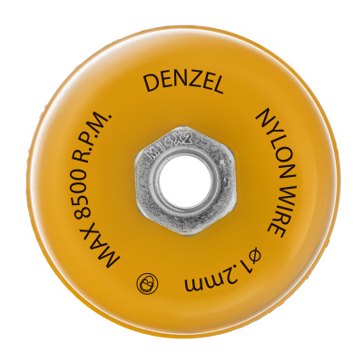 Щетка для УШМ, 100 мм, Чашка, нейлоновая щетина, М14 Denzel по ценам производителя в Казани с доставкой по всей России