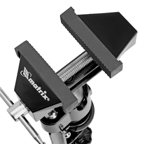 Тиски настольные, многофункциональные, сменная насадка, хомут для дрели, шарнирный механизм, 70 мм Matrix купить в Москве с доставкой по всей России | ProtosMarket.ru