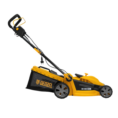 Газонокосилка электрическая GM-1800, 1800 Вт, шир. 38 см, 6 уров., травосб. 40 л. Denzel купить в Москве с доставкой по всей России | ProtosMarket.ru