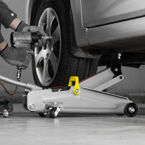 Домкрат гидравлический подкатной, 2 т, высота подъема 135-385 мм, в пластиковый кейсе Matrix купить в Москве с доставкой по всей России | ProtosMarket.ru