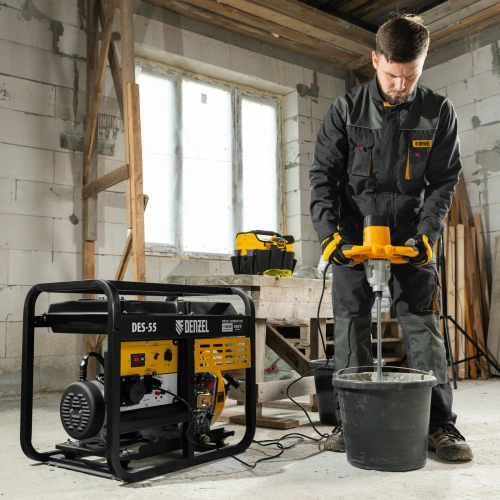 Генератор дизельный DES-55, 5,5 кВт, 230 В, 11 л, ручной стартер Denzel купить в Москве с доставкой по всей России | ProtosMarket.ru