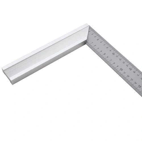 Угольник стальной 400 мм, нержавеющая сталь, градуировка, алюминиевое основание Denzel по ценам производителя в Казани с доставкой по всей России