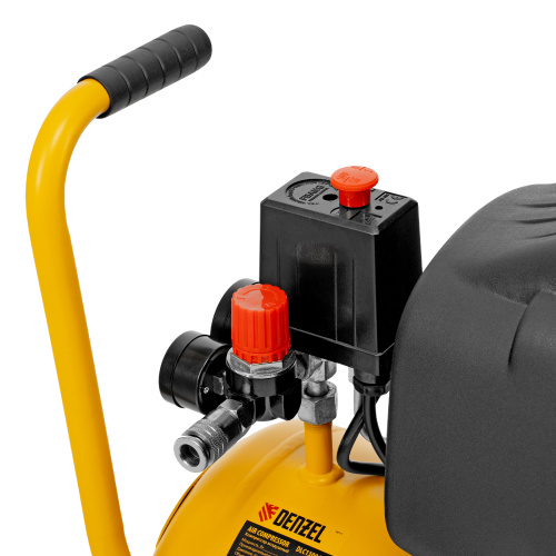 Компрессор воздушный DLC1300/24 безмасляный 1.3 кВт, 24 литра, 206 л/мин Denzel купить в Москве с доставкой по всей России | ProtosMarket.ru