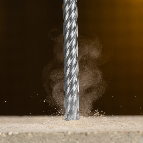 Бур по бетону, цельная крестовая пластина, 12x215 мм, SDS PLUS Denzel по ценам производителя в Казани с доставкой по всей России