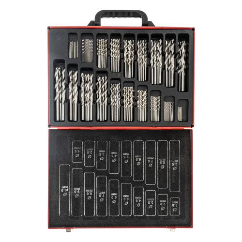 Набор сверл по металлу, 1-10 мм, 170 шт, HSS, в металлическом кейсе Matrix купить в Москве с доставкой по всей России | ProtosMarket.ru
