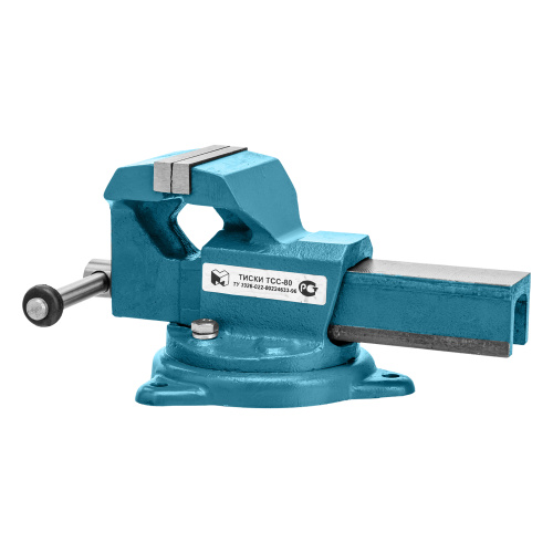 Тиски слесарные, 80 мм, поворотные (Глазов) купить в Москве с доставкой по всей России | ProtosMarket.ru