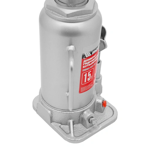 Домкрат гидравлический бутылочный, 15 т, высота подъема 230-460 мм Matrix купить в Москве с доставкой по всей России | ProtosMarket.ru