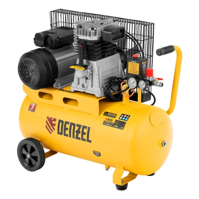 Компрессор воздушный BCI2300/50, ременный привод, 2.3 кВт, 50 литров, 400 л/мин Denzel купить в Москве с доставкой по всей России | ProtosMarket.ru