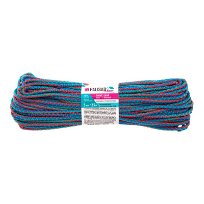 Шнур бельевой полипропиленовый с сердечником, 5 мм L 25 м, цветной, Home Palisad по ценам производителя в Казани с доставкой по всей России