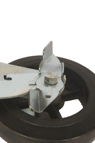 Колесо большегрузное поворотное SCdb 80 200 мм обрезиненное с тормозом (N) купить в Москве с доставкой по всей России | ProtosMarket.ru