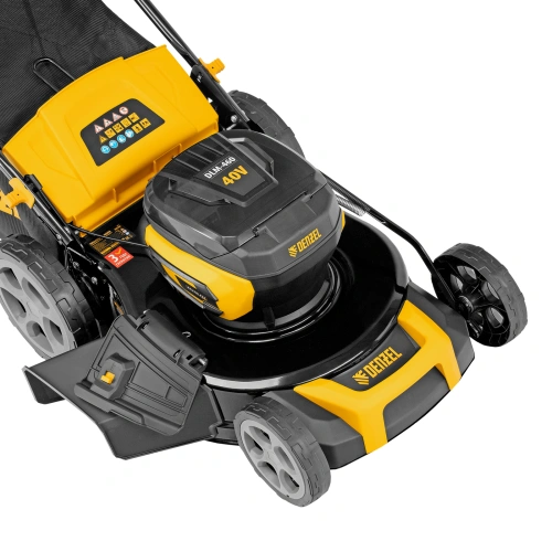 Газонокосилка аккумуляторная бесщет. DLM-460, 460 мм, травосб. 65 л., Li-Ion, 40 В Denzel по ценам производителя в Казани с доставкой по всей России