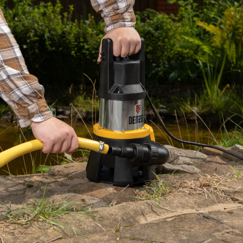 Дренажный насос DP1400X, 1400 Вт, подъем 11 м, 25000 л/ч Denzel купить в Москве с доставкой по всей России | ProtosMarket.ru