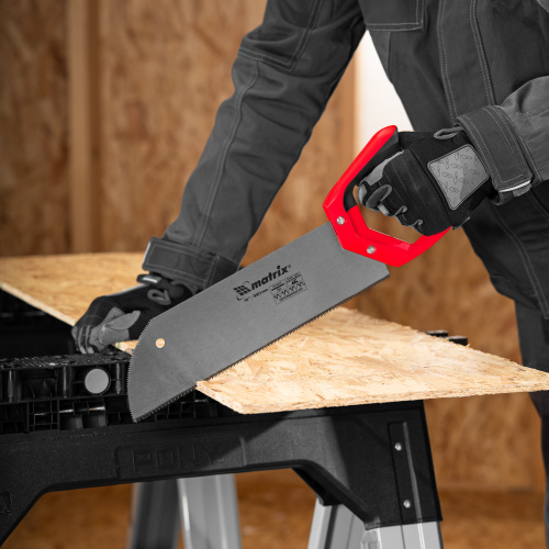 Пила для фанеры с запилом, 330 мм, двухкомпонентная рукоятка Matrix купить в Москве с доставкой по всей России | ProtosMarket.ru