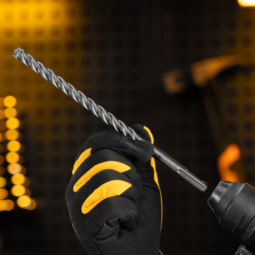 Бур по бетону, цельная крестовая пластина, 10x215 мм, SDS PLUS Denzel по ценам производителя в Казани с доставкой по всей России