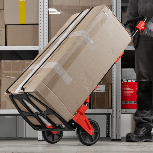 Тележка хозяйственная, складная, 2 колесная, грузоподъемность 150 кг Matrix по ценам производителя в Казани с доставкой по всей России