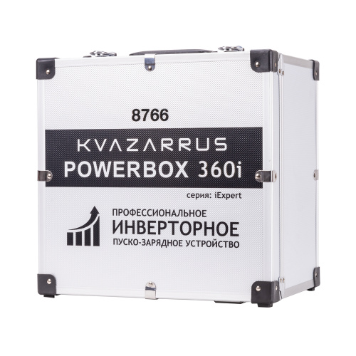 Инверторное пуско-зарядное устройство KVAZARRUS PowerBox 360i, таймер, алюминиевый кейс купить в Москве с доставкой по всей России | ProtosMarket.ru