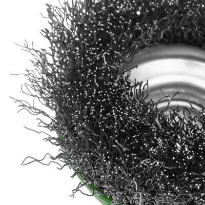 Щетка для УШМ, 65 мм, М14, "чашка", витая проволока 0.3 мм Сибртех по ценам производителя в Казани с доставкой по всей России