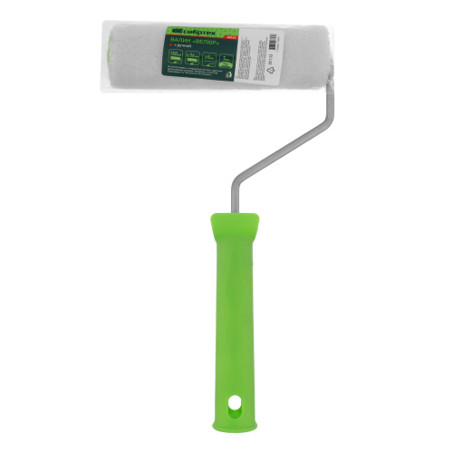 Валик "Велюр" с ручкой, 150 мм, ворс 5 мм, D 36 мм, D ручки 6 мм Сибртех купить в Москве с доставкой по всей России | ProtosMarket.ru