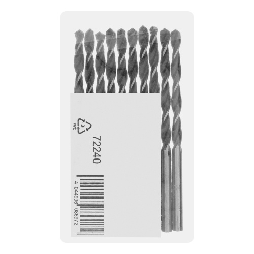 Сверло по металлу, 4 мм, быстрорежущая сталь, 10 шт, цилиндрический хвостовик Сибртех купить в Москве с доставкой по всей России | ProtosMarket.ru