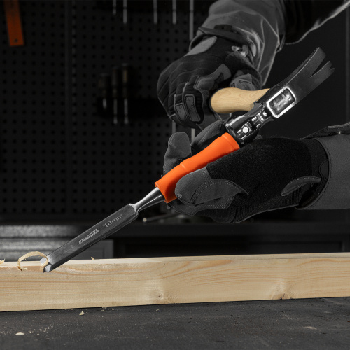 Набор стамесок 4 шт, 6-12-18-24 мм, плоские, пластиковые ударные рукоятки Sparta по ценам производителя в Казани с доставкой по всей России