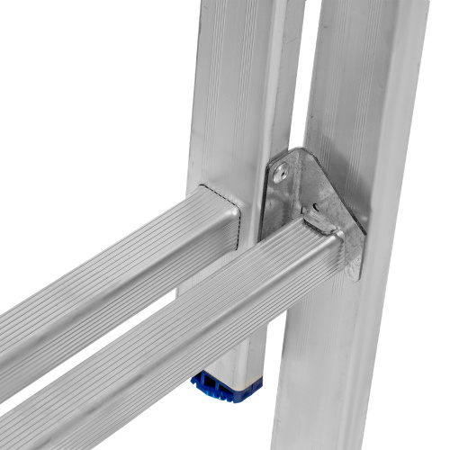 Лестница, 2 х 9 ступеней, алюминиевая, двухсекционная, Сибртех купить в Москве с доставкой по всей России | ProtosMarket.ru