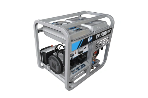 Генератор дизельный 7,0 кВт 220В с электростартером и колесами TOR KM7000D по ценам производителя в Казани с доставкой по всей России