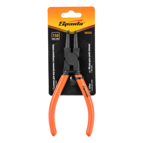 Съемник, 150 мм, для внутренних стопорных колец, изогнутые губки (сжим) Sparta купить в Москве с доставкой по всей России | ProtosMarket.ru