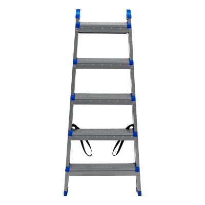 Стремянка двухсторонняя 5 ступеней, сталь профиль, стальные ступени, Сибртех купить в Москве с доставкой по всей России | ProtosMarket.ru