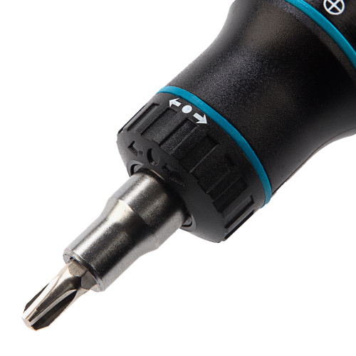 Отвертка реверсивная с револьверным механизмом, 11 шт, сталь S2 Gross купить в Москве с доставкой по всей России | ProtosMarket.ru