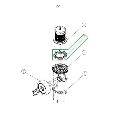 Опорно-поворотный подшипник редуктора для ричтрака RV (внутренний d 200 мм) по ценам производителя в Казани с доставкой по всей России