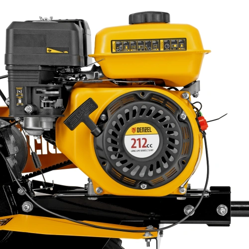 Мотоблок DPT-370S, 7 л.с., ремен.сцеп, фрез 3х4, ШОМ, передачи 3В/1Н Denzel по ценам производителя в Казани с доставкой по всей России