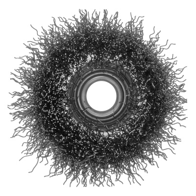 Щетка для УШМ, 65 мм, М14, "чашка", витая проволока 0.3 мм Сибртех по ценам производителя в Казани с доставкой по всей России