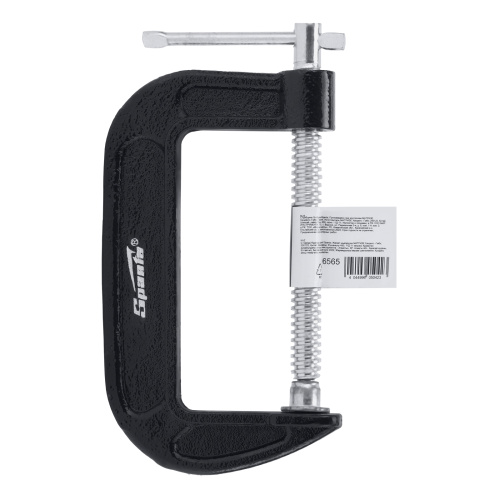 Струбцина G-образная, 100 мм Sparta купить в Москве с доставкой по всей России | ProtosMarket.ru