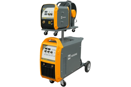 Сварочный полуавтомат HUGONG EMIG 350WE III (цифровой подающий) (без горелки и кабель-пакета) по ценам производителя в Казани с доставкой по всей России