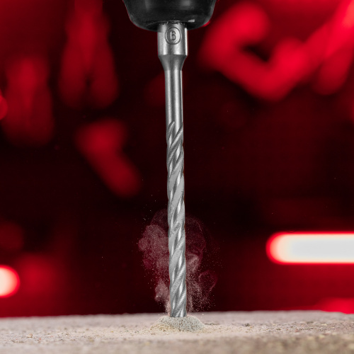 Бур по бетону, 6 x 160 мм, SDS Plus c крестовой пластиной Matrix купить в Москве с доставкой по всей России | ProtosMarket.ru