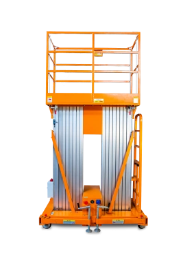 Подъемник мачтовый аккумуляторный 200 кг, 12/14 м, 24/80 В/Ач TOR GTWY12-200S DC 2-мачтовый по ценам производителя в Казани с доставкой по всей России