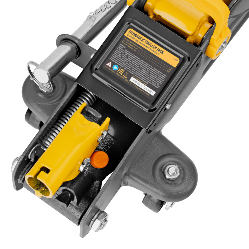 Домкрат гидравлический подкатной с фиксатором, 2 т, 130-330 мм Denzel купить в Москве с доставкой по всей России | ProtosMarket.ru