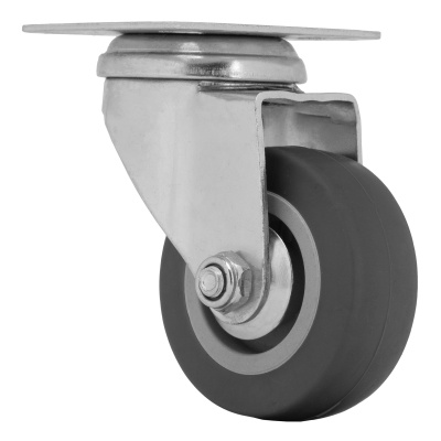 Колесо поворотное D 50 мм, крепление  платформенное Сибртех по ценам производителя в Казани с доставкой по всей России