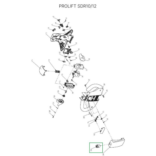 Замок включения питания для штабелеров SDR1030/1235, SDR1545S, для тележек SD15 по ценам производителя в Казани с доставкой по всей России