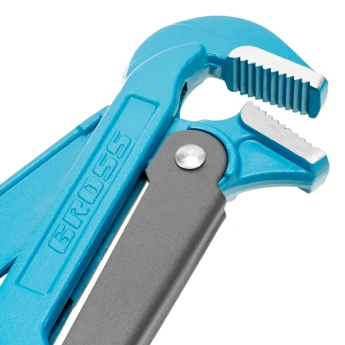 Ключ трубный рычажный 3, №4, цельнокованый, CrV, тип "L" Gross купить в Москве с доставкой по всей России | ProtosMarket.ru